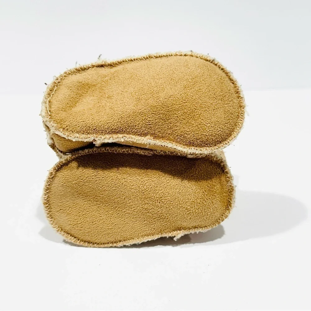 Gap babyGAP Camel Brown Sherpa Lined Booties